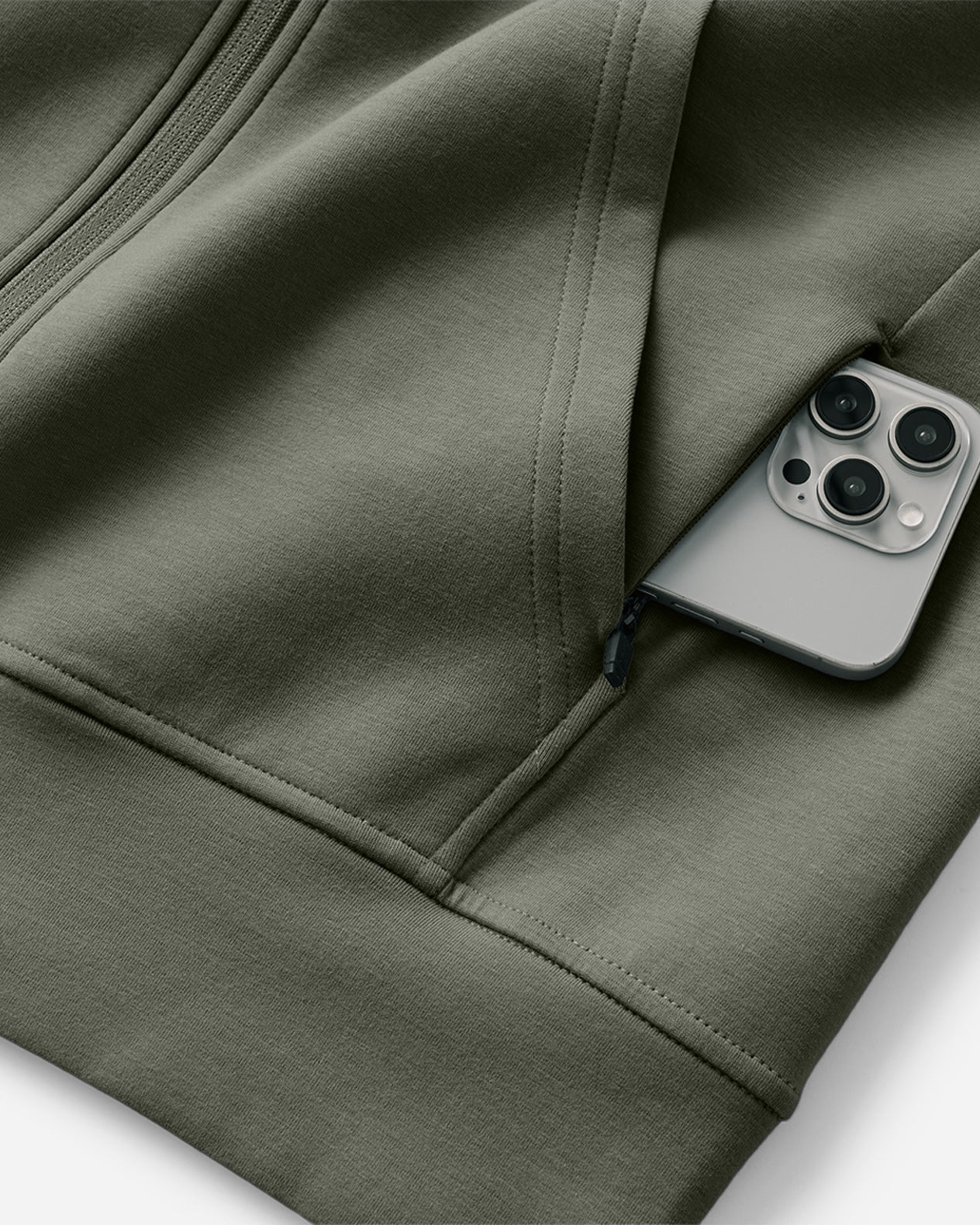 Midweight Tech Full Zip Hoodie - Image 3