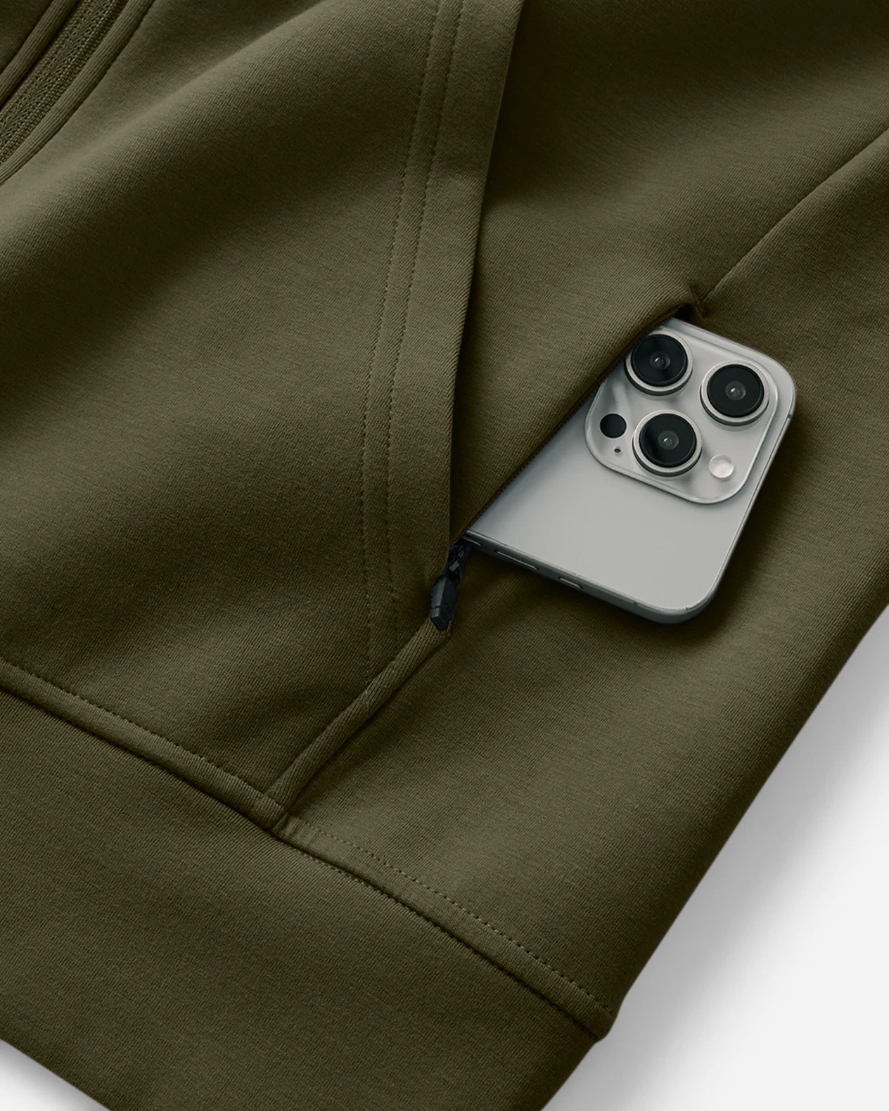 Midweight Tech Full Zip Hoodie - Image 43
